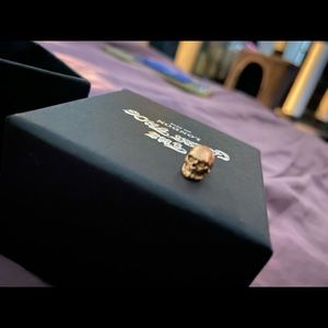 Rose gold stud earring The Great Frog